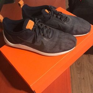 Denim nikes-size 12